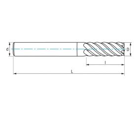 REF. 9405 FRESA SUPER-ACABADO GRANO UF DIN6528 NZ