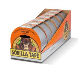 CINTA AMERICANA REFORZADA GORILLA TAPE PLATA 11 M x 48 mm