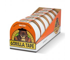 CINTA AMERICANA REFORZADA GORILLA TAPE BLANCA 10 M X 48 mm