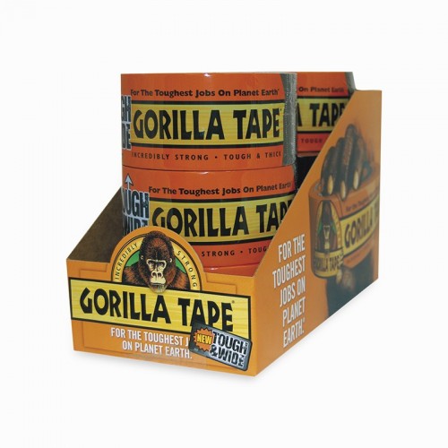 CINTA AMERICANA REFORZADA GORILLA TAPE 27 M EXTRA ANCHO 73 mm