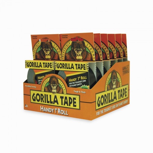 CINTA AMERICANA REFORZADA GORILLA TAPE 9 M X 25,4 mm ESTRECHA