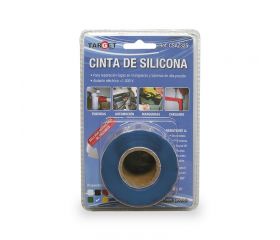 CINTA DE SILICONA AZUL 3M X 25mm