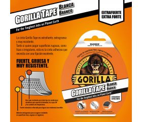 CINTA AMERICANA REFORZADA GORILLA TAPE BLANCA 27,4 M X 48 mm