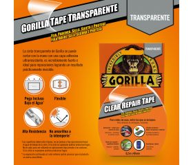 CINTA TRANSPARENTE GORILLA CLEAR REPAIR 8,02 M X 48 mm