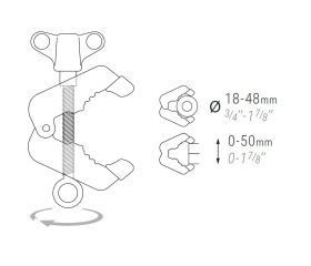 PINZA ACCESORIO PUNTALES MULTICLAMP ARGOLLA