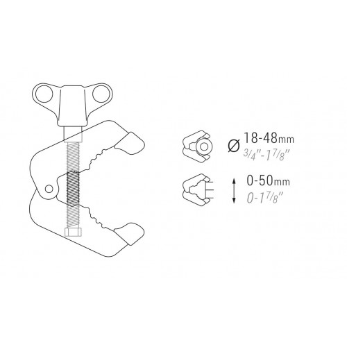 PINZA ACCESORIO PUNTALES MULTICLAMP