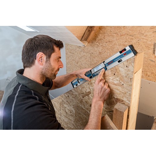 Bosch Professional Inclinómetro digital GIM 60 L (precisión láser, margen de medición: 0-360º, longitud: 60 cm)