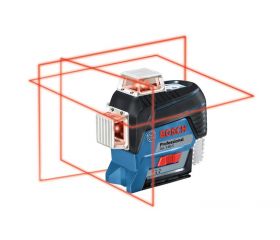 Bosch Professional Sistema 12V Nivel Láser GLL 3-80 C (sin batería ni cargador, láser rojo, interior, conexión Bluetooth, alcance hasta 30 m, soporte universal BM1, en L-BOXX)