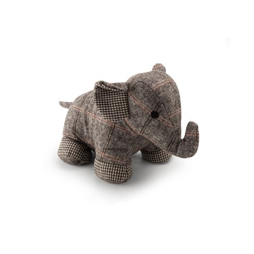 Tope de puerta textil 1 Kg. Elefante / gris