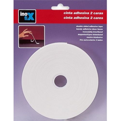 Cinta adhesiva 2 caras 15 mm x 15 m. / blanco