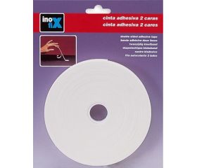 Cinta adhesiva 2 caras 15 mm x 15 m. / blanco