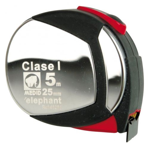 Flexómetro MEDID Clase I 5 m x 25 mm Ref 45251