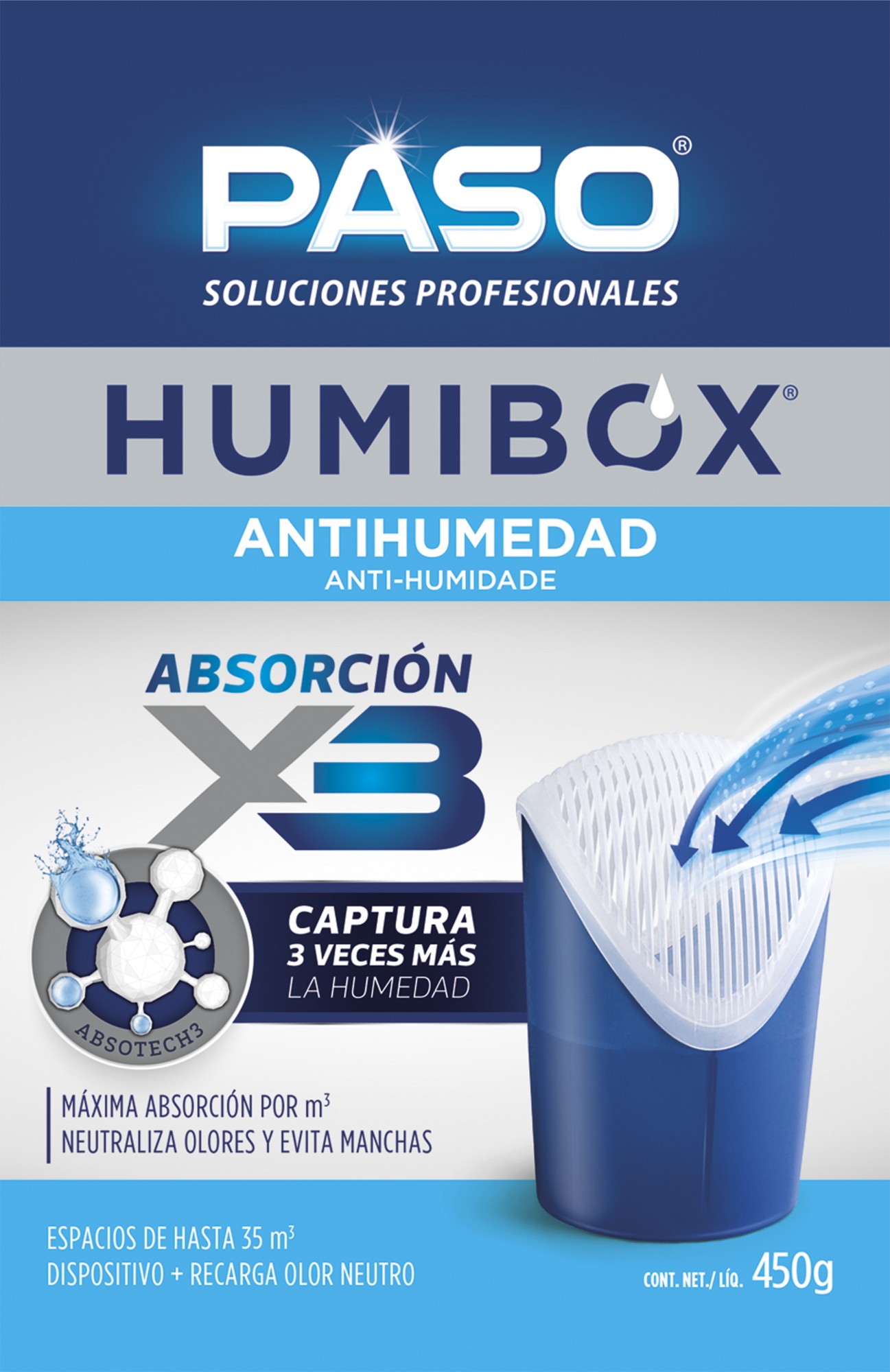 Aparato antihumedad Humibox - Paso Profesional