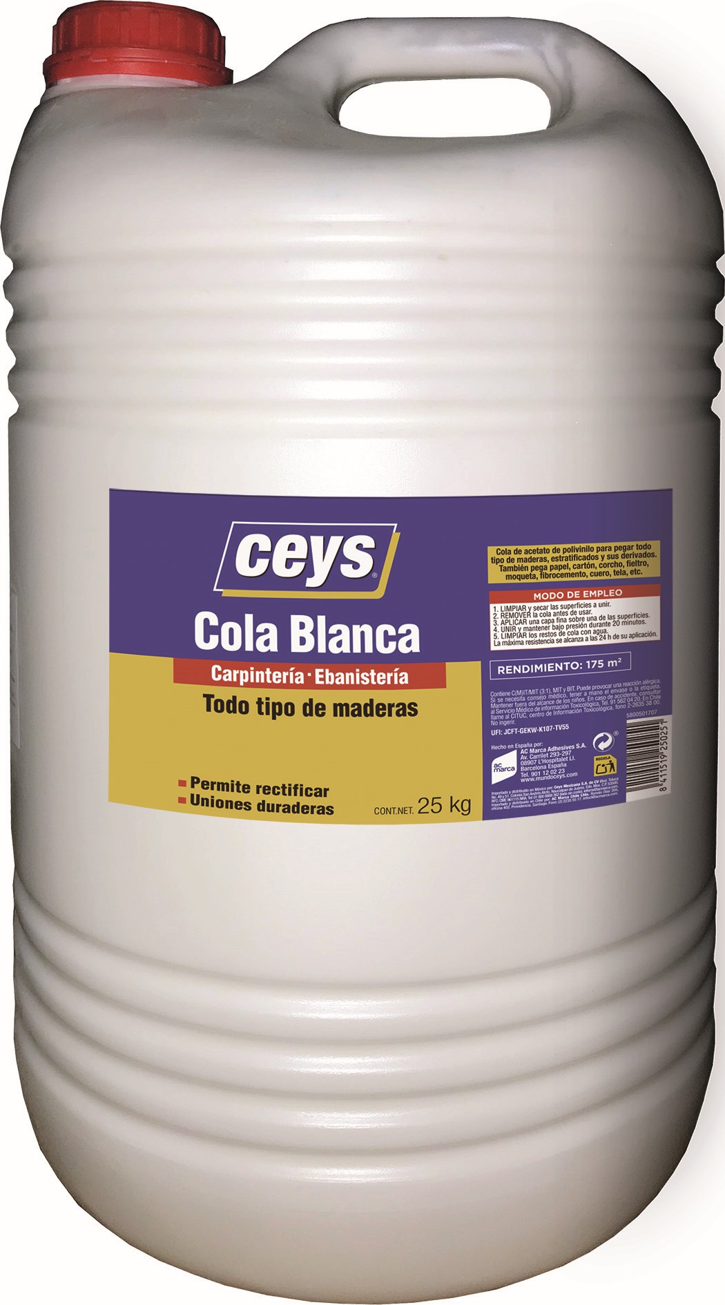 Cola Blanca Carpintero - Ceys - 501703 - 1/2 Kg.. con Ofertas en Carrefour