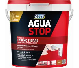 AGUASTOP CAUCHO FIBRAS TERRACOTA 5KG