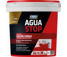 AGUASTOP CAUCHO FIBRAS BLANCO 1KG