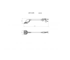 LSV 5-225 Lijadora de pared y techo