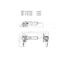 WE 17-150 Quick Amoladora angular