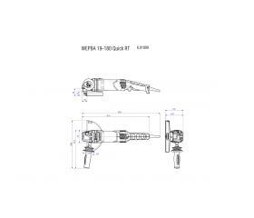 WEPBA 19-180 Quick RT Amoladora angular