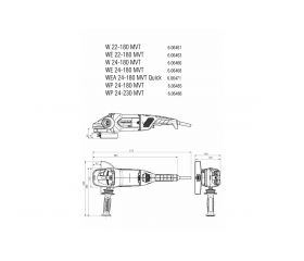 W 22-180 MVT Amoladora angular