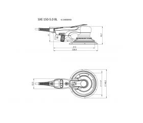 SXE 150-5.0 BL Lijadora excéntrica