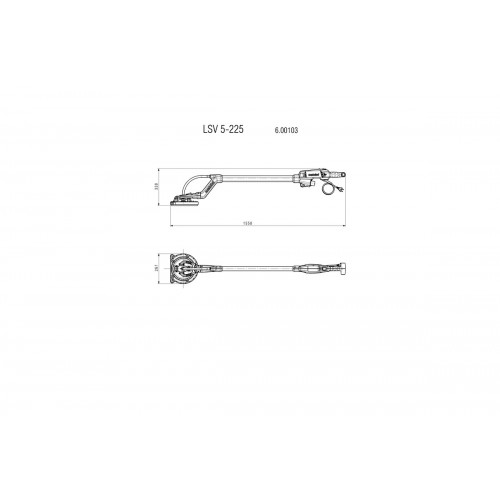 LSV 5-225 Lijadora de pared y techo