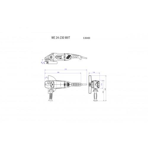 WE 24-230 MVT Amoladora angular