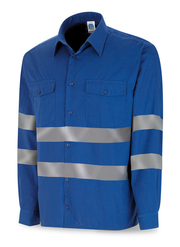 Interpretativo Tamano relativo banco Camisa algodÓn azulina con bandas 3738