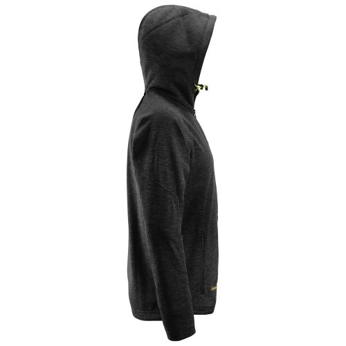 8041 Sudadera con capucha y forro polar Flexiwork Negro