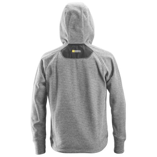 8041 Sudadera con capucha y forro polar Flexiwork Gris / Negro