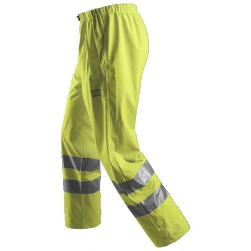 8243 Pantalón Impermeable PU Alta Visibilidad Clase 2 Amarillo