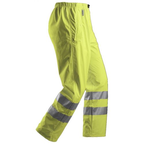 8243 Pantalón Impermeable PU Alta Visibilidad Clase 2 Amarillo