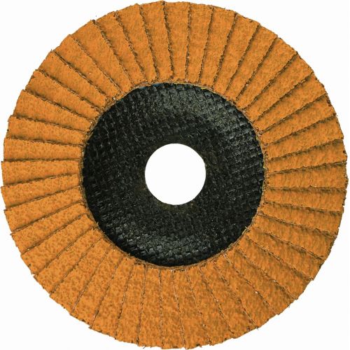 Disco de láminas abrasivo cerámico CERA MAXX de 115 mm grano 80 y base abombada