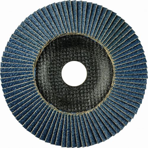 Disco de láminas abrasivo Zirconio ZIRCON JUMBO de 125 mm grano 80 y base plana