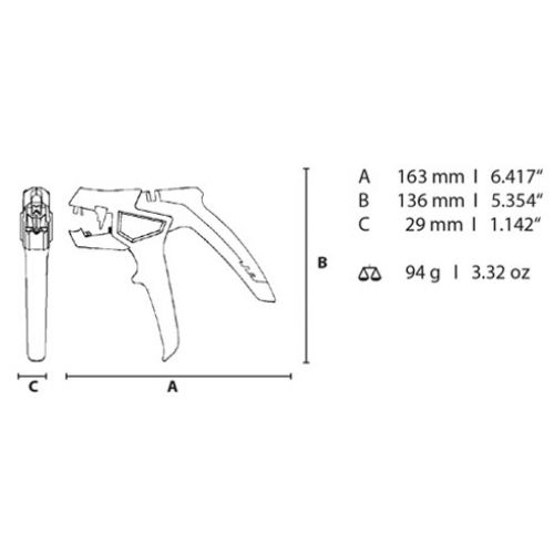 Alicate pelacables Super 4 Pro