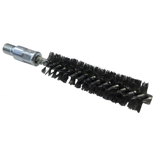 Cepillo limpiatubos con rosca de acero (110 mm x Ø 18 mm)