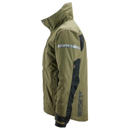 1100 Chaqueta de invierno AllroundWork 37.5® verde khaki/ negro