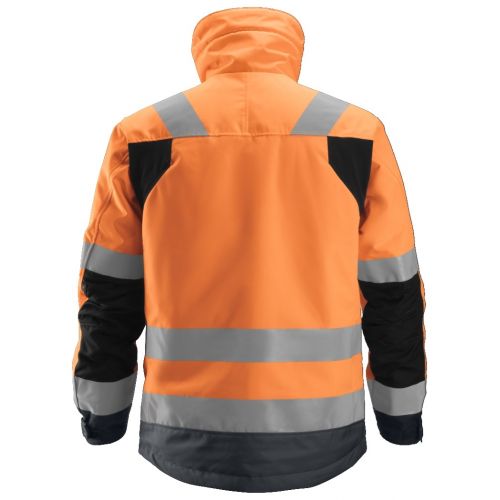 1130 Chaqueta de alta visibilidad clase 3 con aislamiento 37.5® AllroundWork naranja/ gris acero