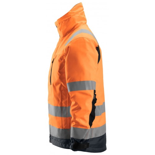 1130 Chaqueta de alta visibilidad clase 3 con aislamiento 37.5® AllroundWork naranja/ gris acero