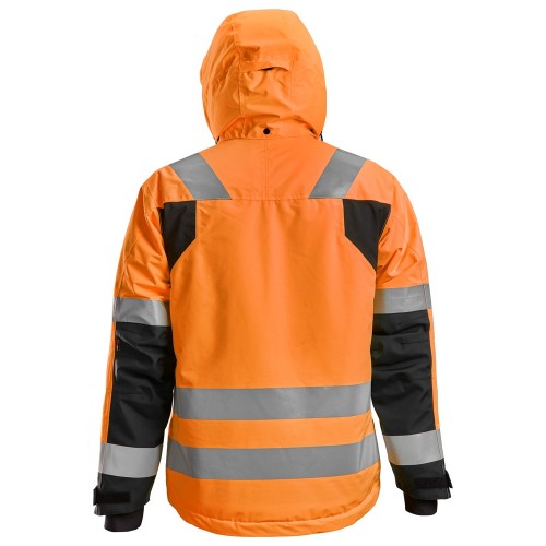 1132 Chaqueta con aislamiento 37.5® impermeable de alta visibilidad clase 3 naranja/ negro