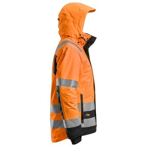 1132 Chaqueta con aislamiento 37.5® impermeable de alta visibilidad clase 3 naranja/ negro