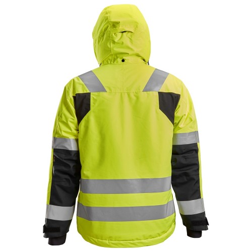 1132 Chaqueta con aislamiento 37.5® impermeable de alta visibilidad clase 3 amarillo/ negro