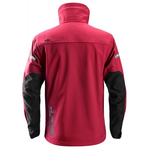 1200 Chaqueta Softshell AllroundWork rojo intenso/ negro