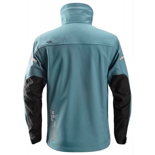 1200 Chaqueta Softshell AllroundWork azul petroleo/ negro