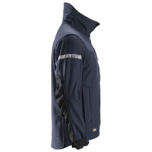 1200 Chaqueta Softshell AllroundWork azul marino/ negro