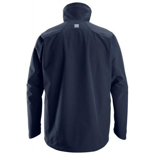 1205 Chaqueta cortaviento SoftShell AllroundWork azul marino