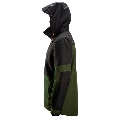 1304 Chaqueta impermeable AllroundWork color verde khaki/ negro