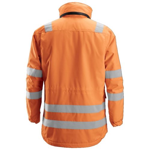 1823 Chaqueta larga de invierno de alta visibilidad clase 3 naranja