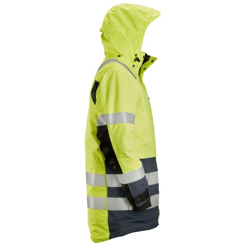 1830 Parka impermeable de alta visibilidad clase 3 AllroundWork amarillo/ gris acero