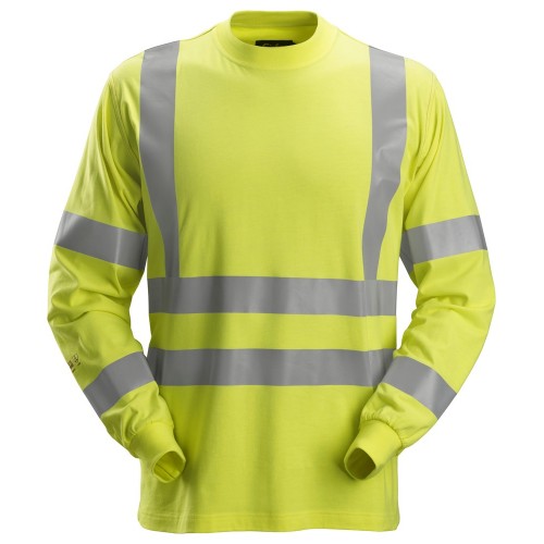 2461 Camiseta de manga larga ProtecWork de alta visibilidad clase 3 amarillo talla XS